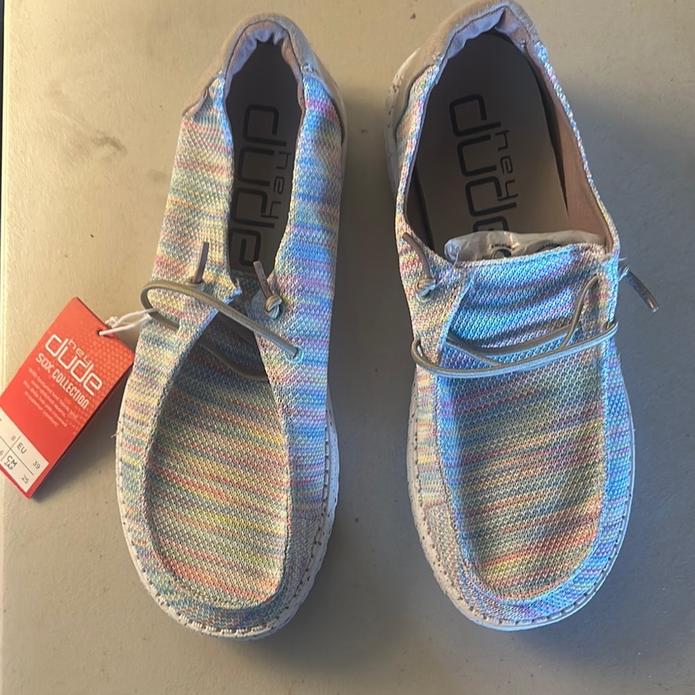 Hey Dude Kids' Rainbow colored Shoes